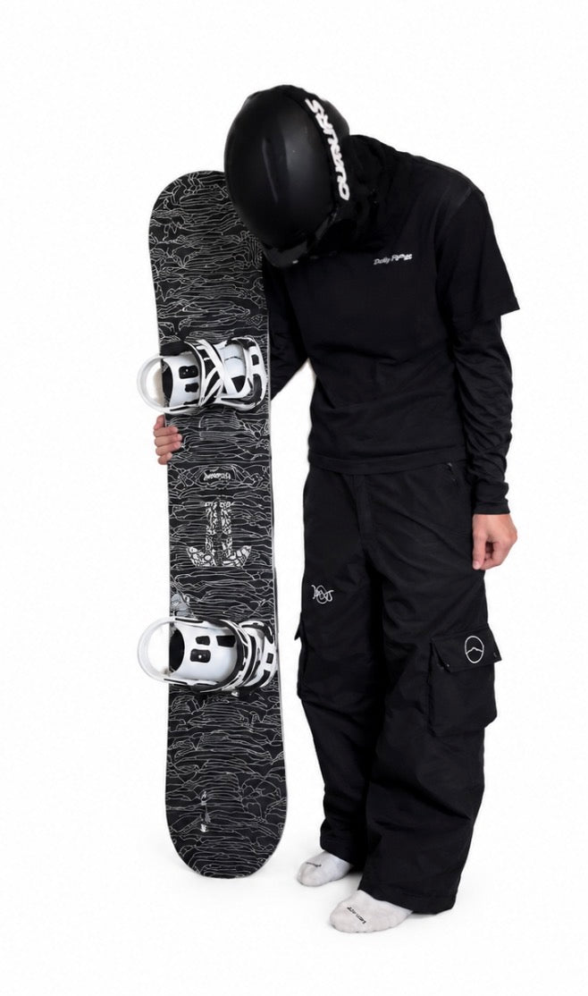 duo black snowpants